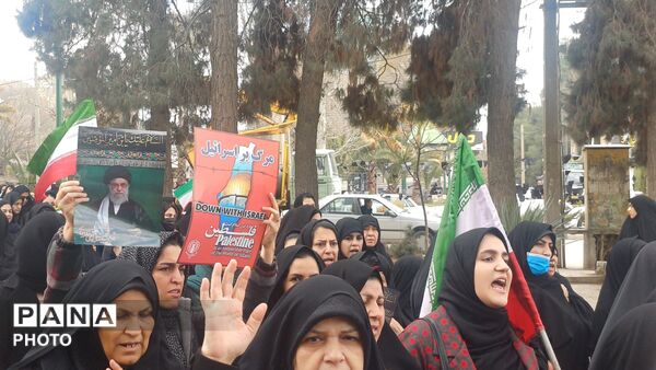 راهپیمایی پرشور کوهدشت در روز جهانی قدس 