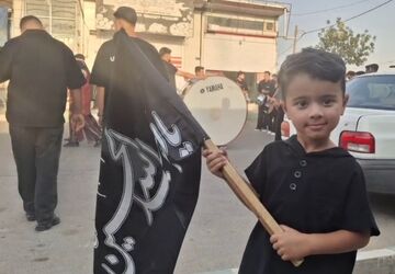 آیین سنتی چاووش خوانی ماه محرم در شهر آوه