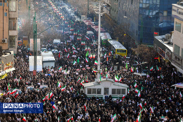 راهپیمایی محکومیت اقدامات تروریستی آمریکا و رژیم صهیونیستی علیه ملت ایران - 3