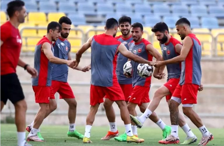 پرسپولیسی‌ها در آزمون نساجی قبل از جدال با الاهلی 