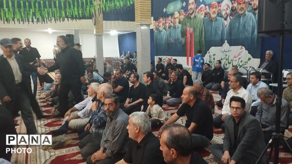 آیین گرامیداشت اولین سالگرد شهید حسین قربانی در نظرآباد 