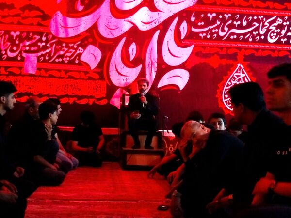 شور حسینی در هیئت شاهزاده قاسم ابن الحسن روستای فدافن