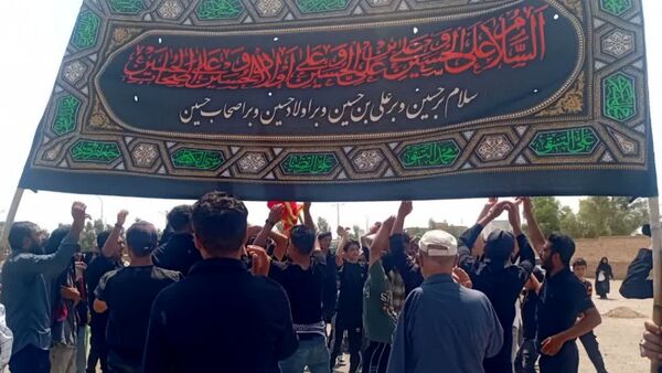راهپیمایی دلدادگان حسینی در شهرستان سمنان
