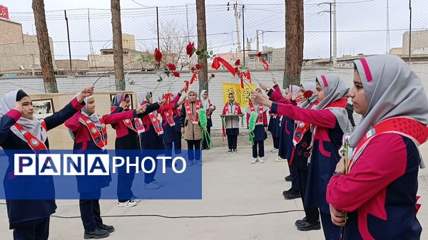 افتتاحیه آموزشگاه ۱۲ کلاسه‌ یاسمن خاکباز ۲ شهرستان نیشابور