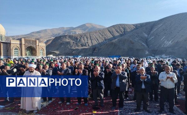  نماز عید سعید فطر در جوار شهدای شهر بار