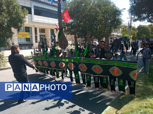 اجتماع حسینیان وعزاداری هیات مساجد و روستاهای اطراف در چناران