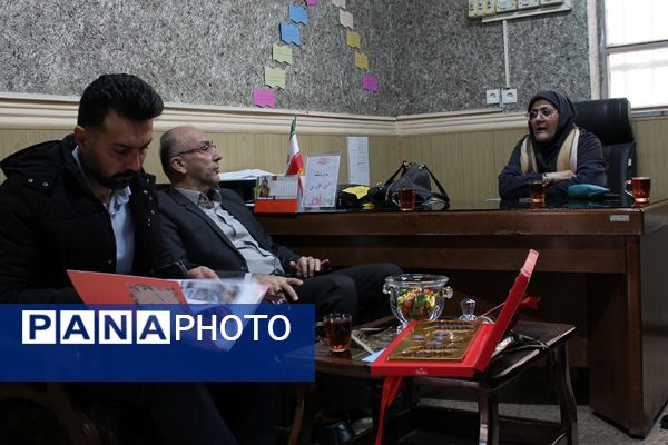 بازدید معاون پرورشی آموزش‌وپرورش ورامین از مدارس در هفته فرهنگی‌هنری «ماها»