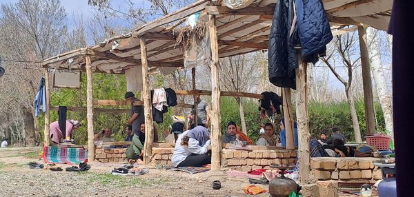 آیین باستانی سیزده بدر در دهکده ی  چوبی نیشابور