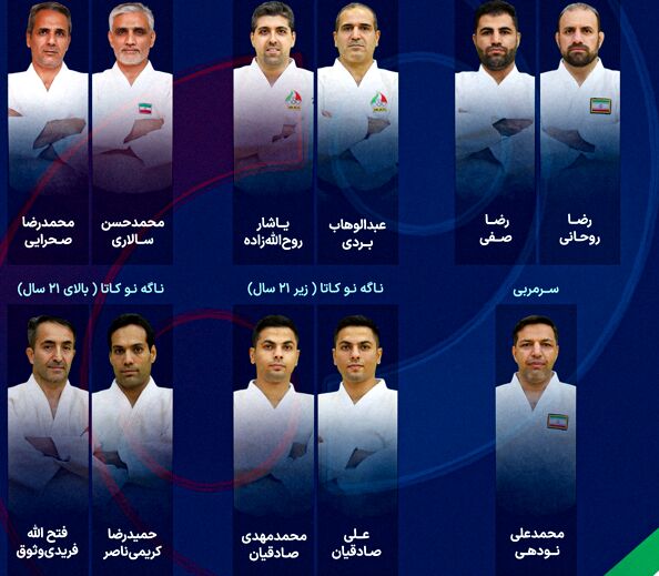 مسابقات جهانی کاتا جودو - پاریس؛ کاتارو‌های ایران حریفان خود را شناختند