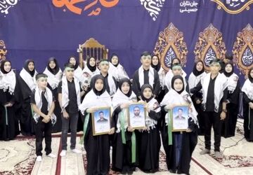 اولین اجرای گروه سرود سراج المنیر خبرگزاری پانای میبد