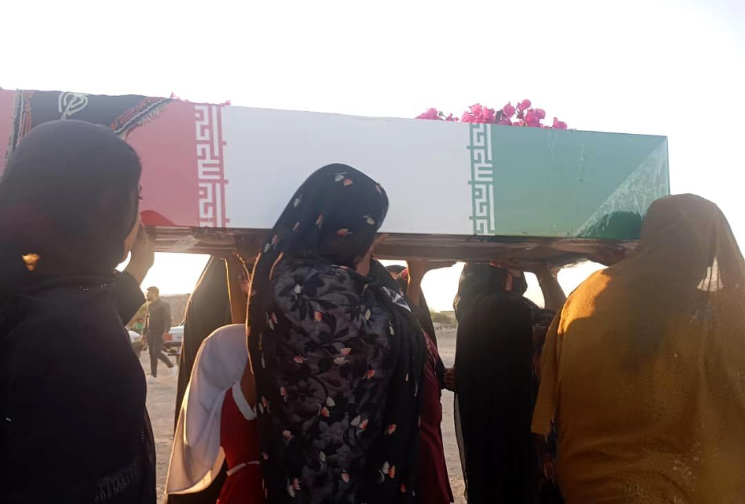 ورود پیکر شهید گمنام به روستای لاور 