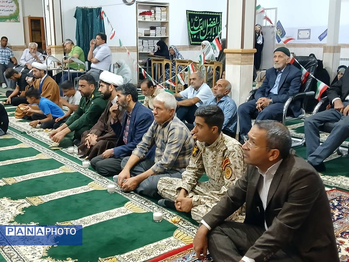 یادواره شهدای شهرستان خلیل‌آباد در مسجد نبی 