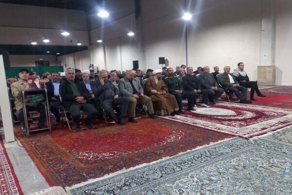 برگزاری مراسم یادبود شهید سید حسن نصرالله در مصلی قیامدشت ری یک