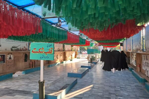 حضور دانش‌آموزان بسیجی ناحیه 2 شهرری در اردوی راهیان نور 