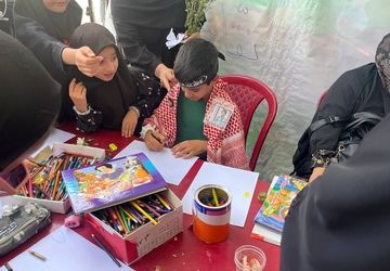 ایستگاه‌های خدمت‌رسانی آموزش و پرورش، همراه همیشگی زائران در مسیر پیاده‌روی رضوی