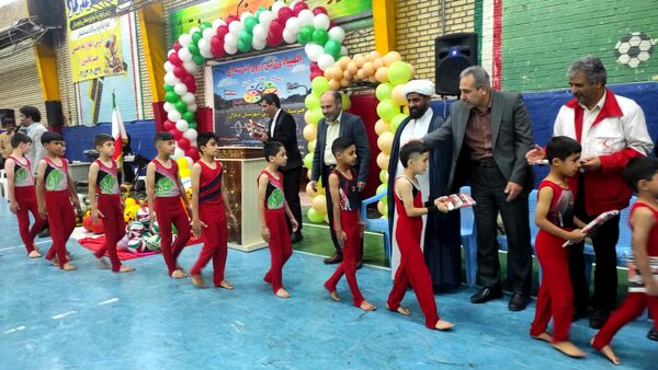 افتتاح المپیاد ورزشی درون‌مدرسه‌ای در هنرستان شهید مافی چناران