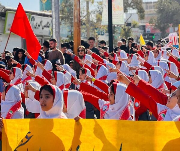 راهپیمایی روز ۱۳ آبان در شهرستان سملقان