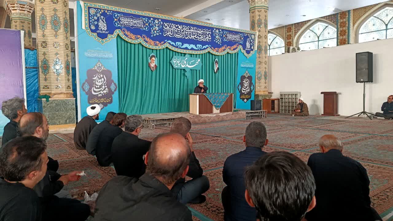 جلسه توجیهی خادمان مسجد جمکران در آستانه تشییع پیکر آقای شهید ایران