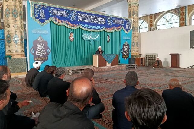 جلسه توجیهی خادمان مسجد جمکران در آستانه تشییع پیکر آقای شهید ایران