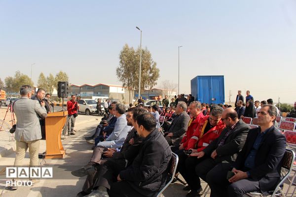 آیین خشت گذاری هنرستان فنی و حرفه ای و کار و دانش در چهاردانگه