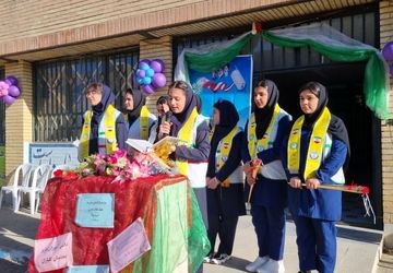 آغاز پرشور سال تحصیلی در دبیرستان دخترانه زکیه با حضور پرانرژی دانش‌آموزان  