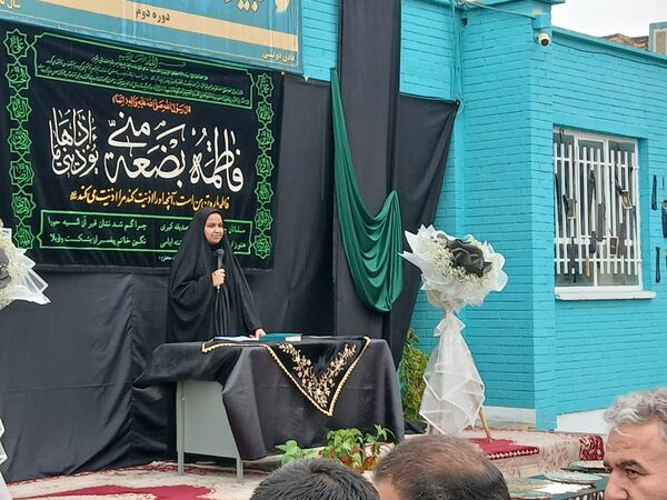 مراسم شهادت حضرت ام البنین در دبیرستان فاطمیه 