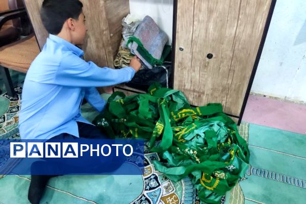 اولین نمازجماعت مدرسه امین بکایی ناحیه ۴شیراز 