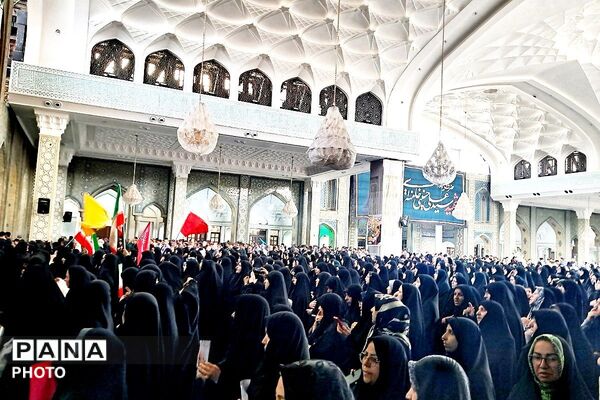 مراسم سالگرد سردار سلامی در مصلی حرم حضرت عبدالعظیم
