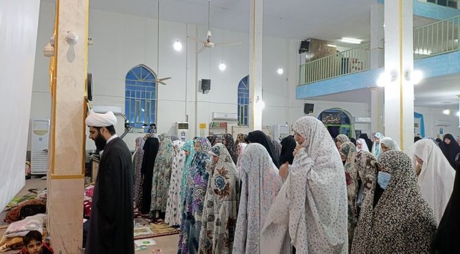 برگزاری مراسم معنوی اعتکاف در شهر مهران 