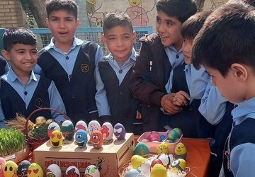جشنواره نوروز رنگارنگ در دبستان شهید سلیمی کهریزک