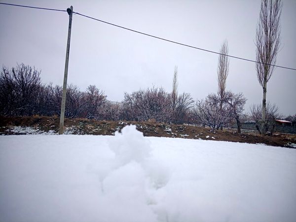 بارش برف بهاری در کوهسرخ
