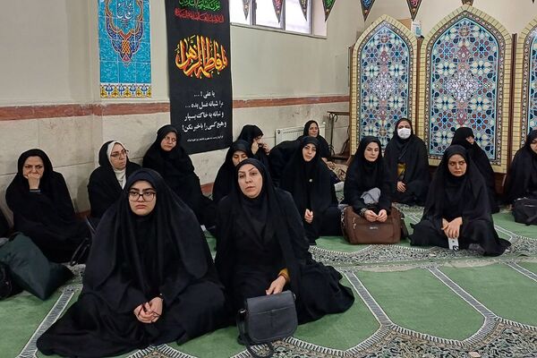 مراسم عزاداری حضرت فاطمه زهرا (س) در اداره آموزش و پرورش شهریار