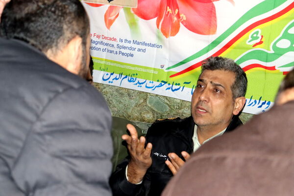میز خدمت در بخش بندپی شرقی به‌مناسبت دهه فجر