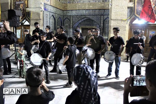 عزاداری شهادت حضرت رقیه(س) با حضور دانش‌آموزان ناحیه یک قم