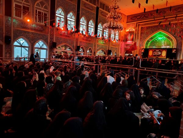 مراسم عزاداری امام حسین (ع) در شب تاسوعای حسینی 