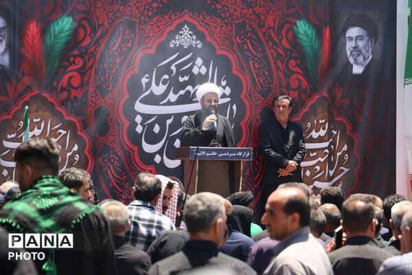 باشت غرق در عطر عاشورا و یاد حسین(ع)