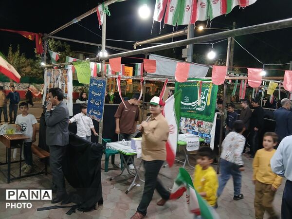 برپایی موکب فرهنگی توسط بسیج دانش آموزی و انجمن اسلامی دبیرستان نمونه آیت الله خامنه ای