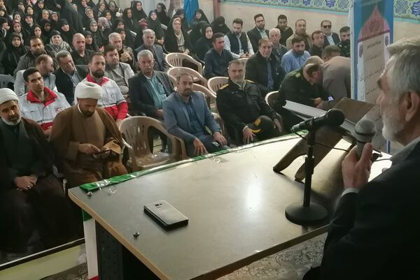 مراسم بزرگداشت حماسه ۹ دی در شهرستان بیضا