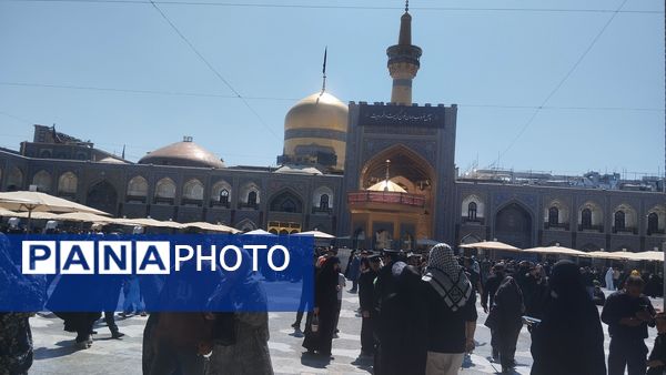 حال و هوای حرم مطهر رضوی در اربعین حسینی