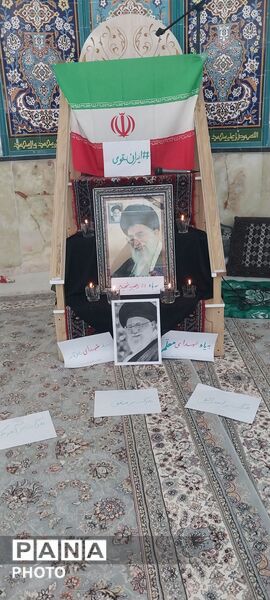 سنگر مسجد به یاد دانش‌آموزان میناب