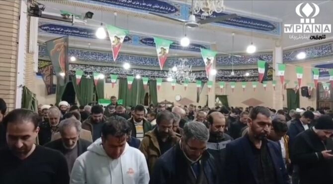 برپایی مراسم دعای استغاثه در بیجار