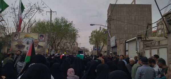 حضور پرشور مردم شهرستان فردیس در راهپیمایی روز قدس 
