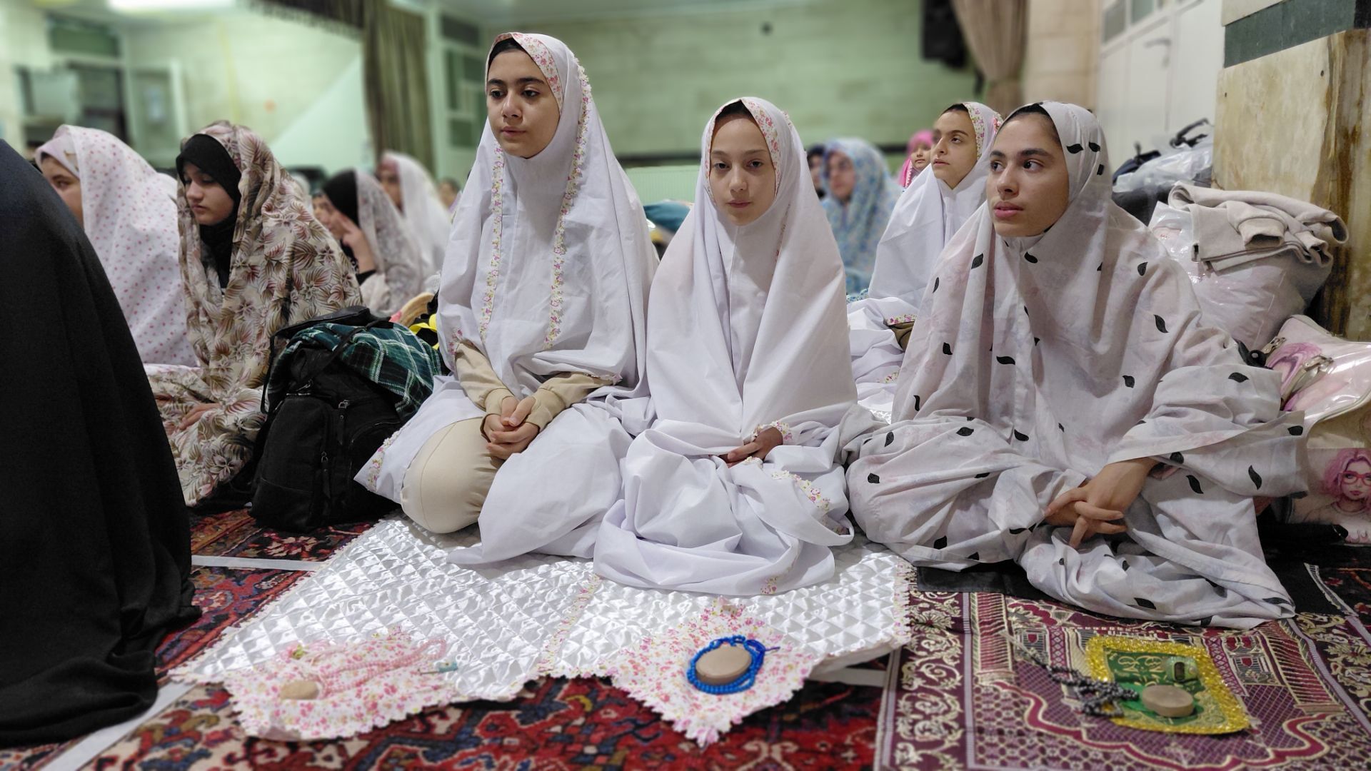 نخستین روز اعتکاف در مسجد جامع ناحیه 1 کرج 