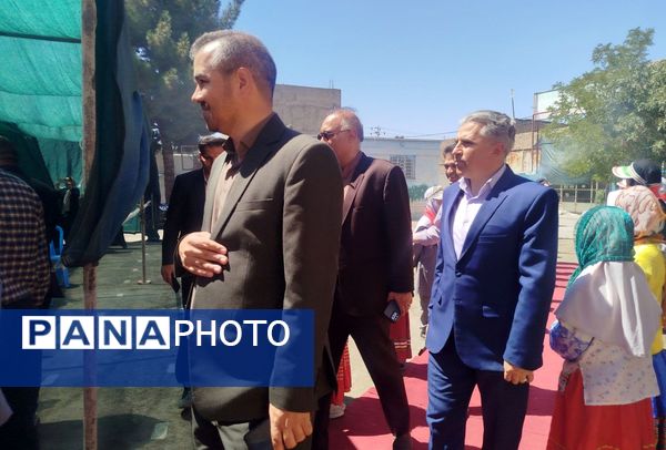 افتتاحیه آموزشگاه  سه کلاسه  دبستان دخترانه شهید نصرآبادی فیض آبادنیشابور 