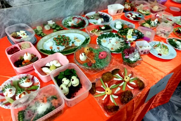 جشنواره جهانی تخم مرغ در دبستان فاطمه اهری هاشمی