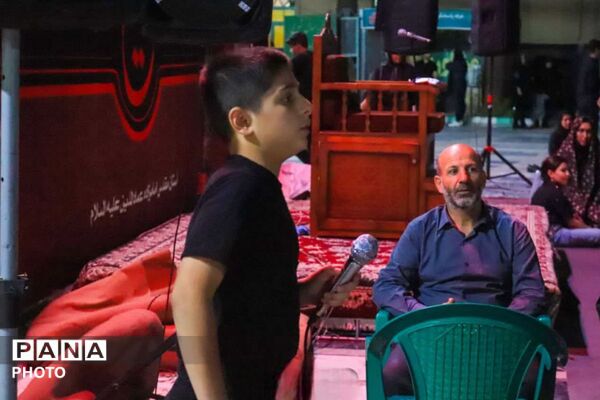 عزاداری شب هفتم محرم در امامزاه عمادالدین رباط‌کریم
