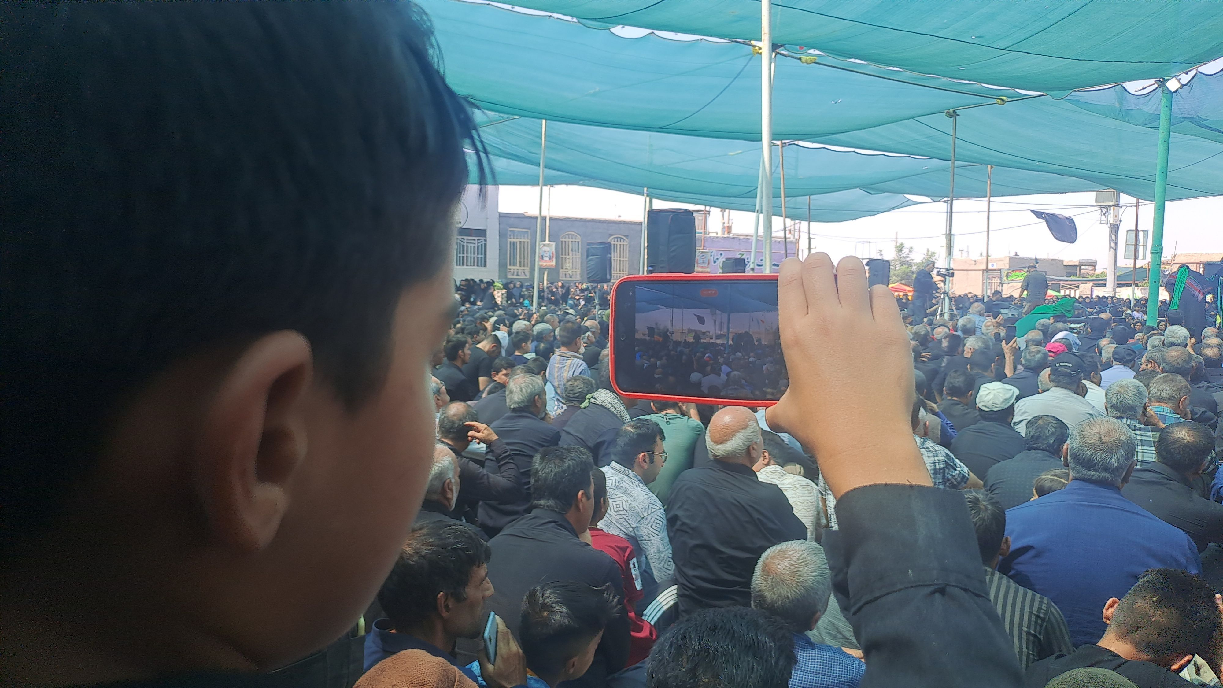 بزرگترین اجتماع حسنیون کشور همراه با تعزیه خوانی در روستای کفکی خراسان رضوی