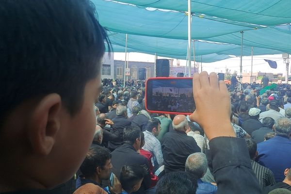 بزرگترین اجتماع حسنیون کشور همراه با تعزیه خوانی در روستای کفکی خراسان رضوی