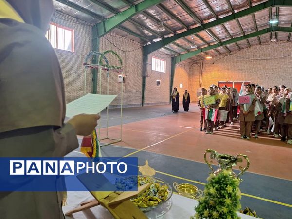 جشن پویایی و نشاط در مدرسه فاطمیه حاجی‌آباد