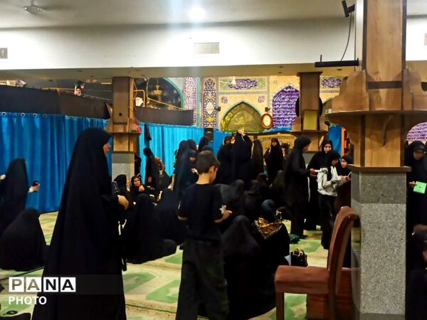 مراسم شب سوم محرم در مسجد جامع حجت بن الحسن العسکری (عج)فردیس